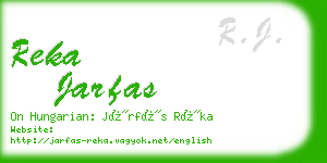 reka jarfas business card